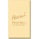 Expressive Script Blessed Linen Like Guest Towels Image 5 of 5